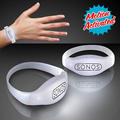 Light Up Motion Activated White LED Bracelet (5 Days)